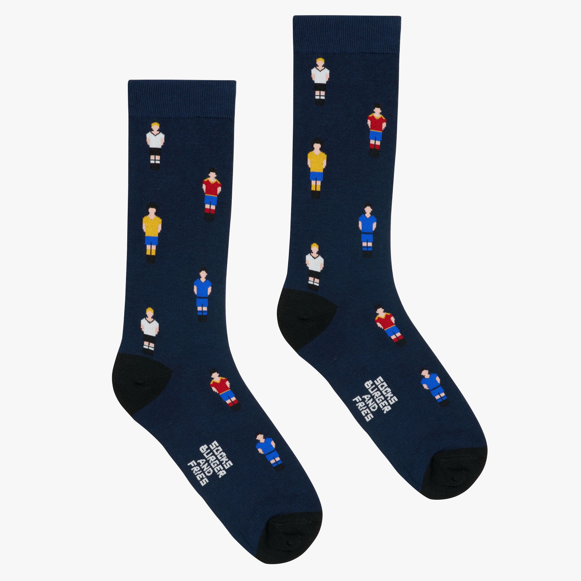 SPORT SOCKS NAVY BLUE / ROSSO FUOCO