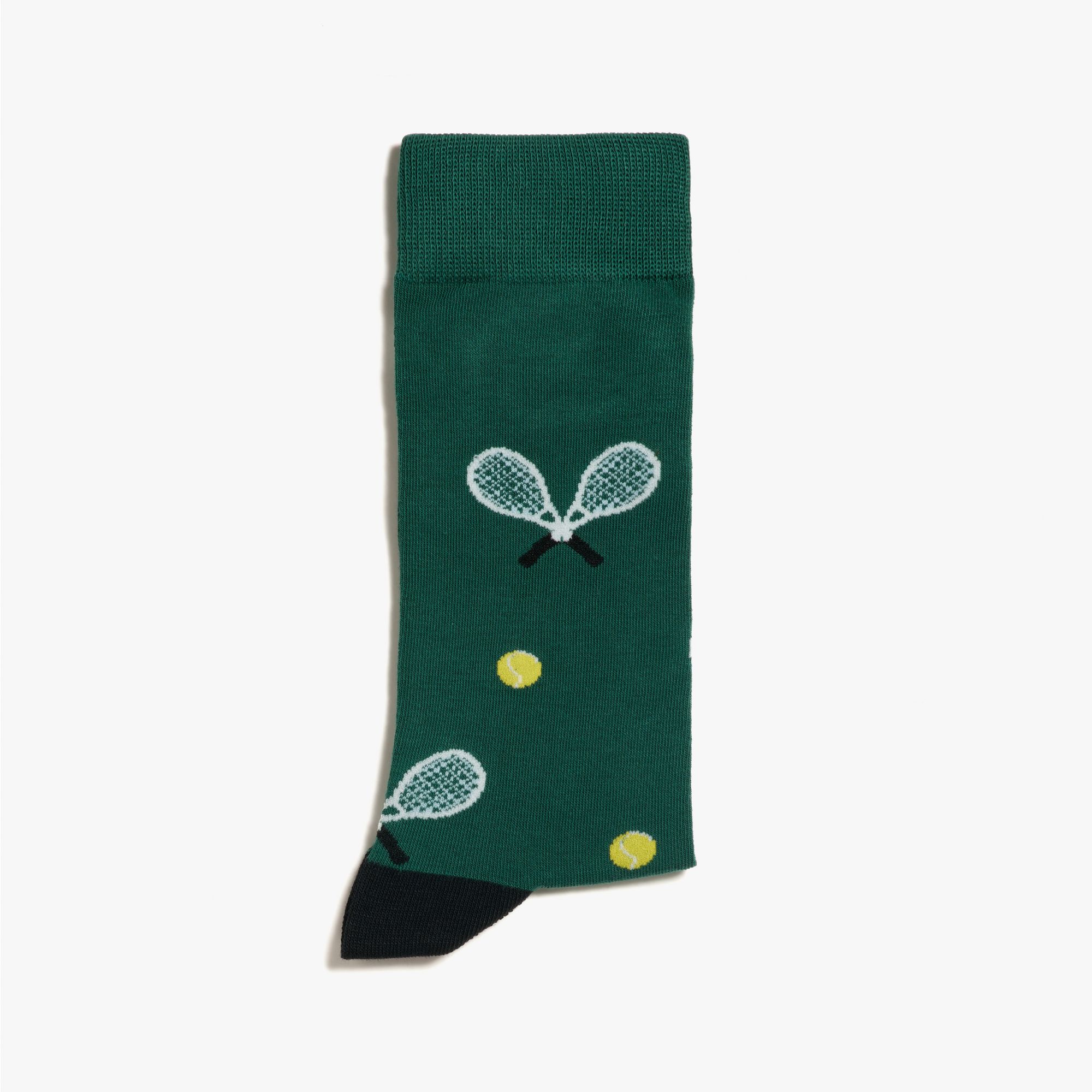 SPORT SOCKS VERDE SCURO/GIALLO