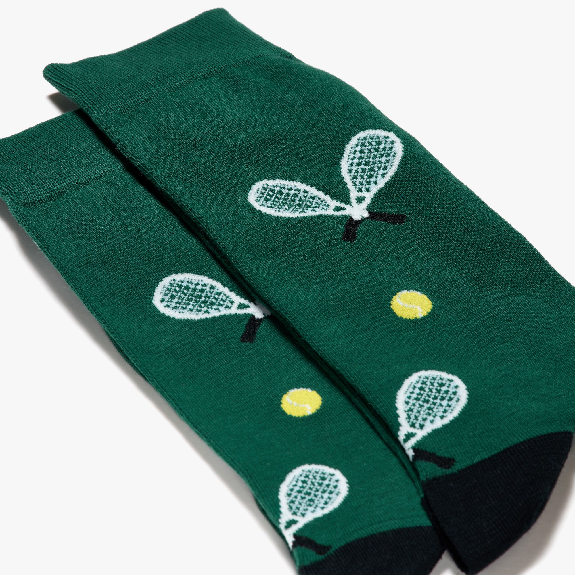 SPORT SOCKS VERDE SCURO/GIALLO