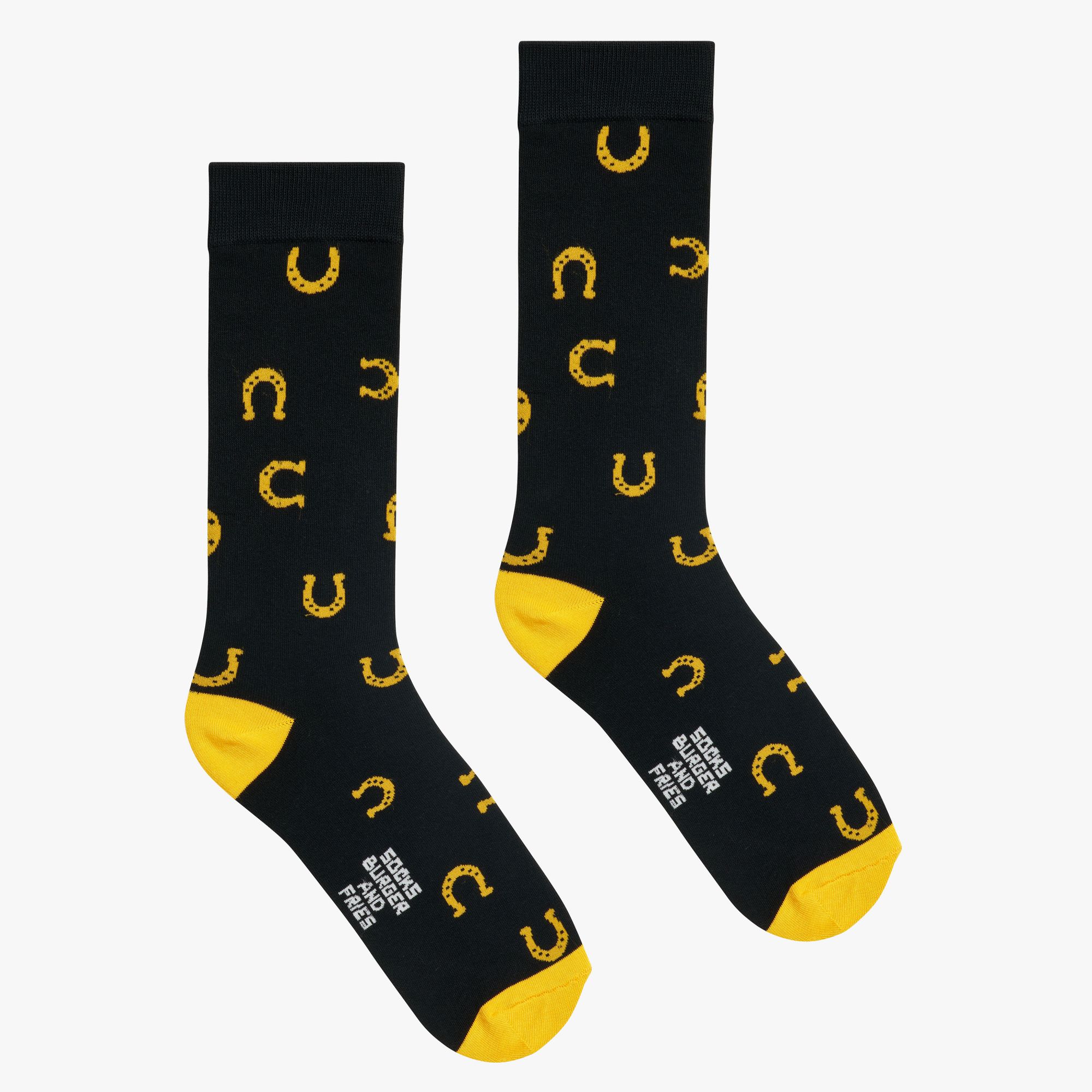 FUNNY SOCKS NERO/GIALLO