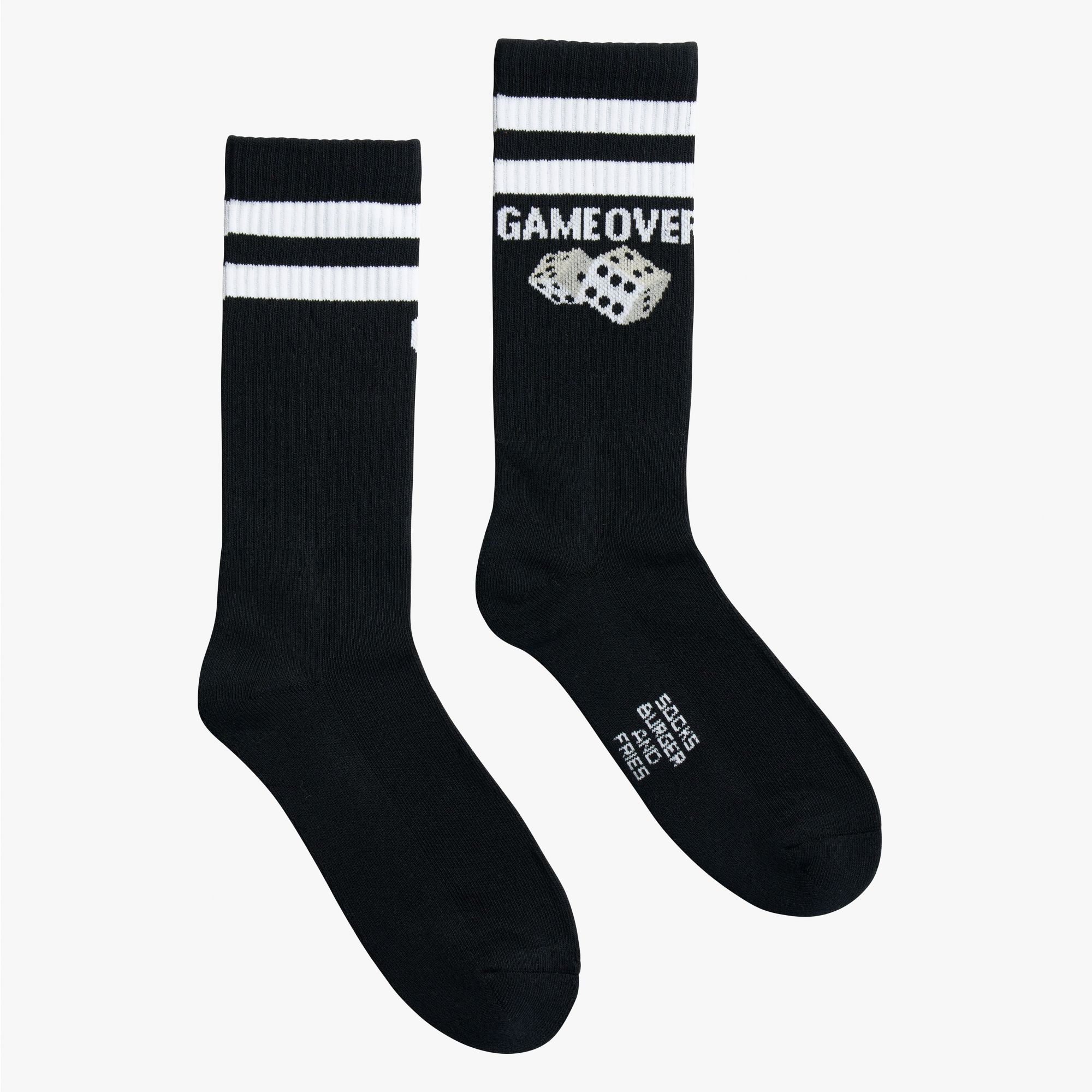 BLACK SOCKS SPORT NERO/BIANCO