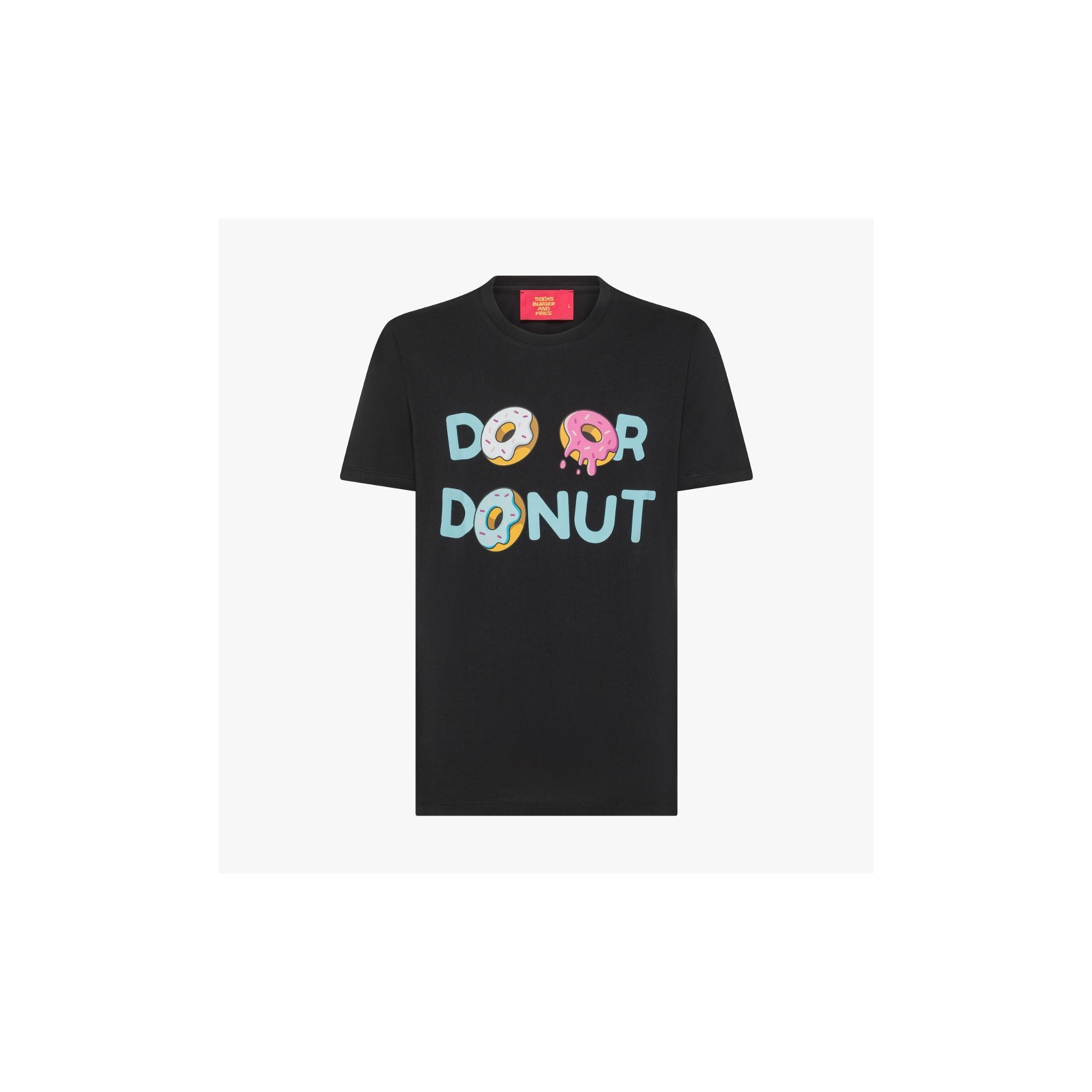 T-SHIRT S/S DO OR DONUT NERO