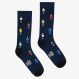 SPORT SOCKS NAVY BLUE / ROSSO FUOCO