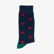 FUNNY SOCKS NAVY BLUE / ROSSO FUOCO