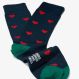 FUNNY SOCKS NAVY BLUE / ROSSO FUOCO