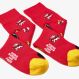 FUNNY SOCKS ROSSO FUOCO / NERO