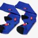 FUNNY SOCKS ROYAL / ROSSO FUOCO