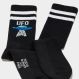 BLACK SOCKS SPORT NERO/TURQUOISE