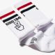 WHITE SOCKS SPORT BIANCO/NERO