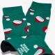 CHRISTMAS SOCKS VERDE SCURO/ROSSO FUOCO