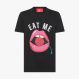 T-SHIRT S/S EAT ME NERO