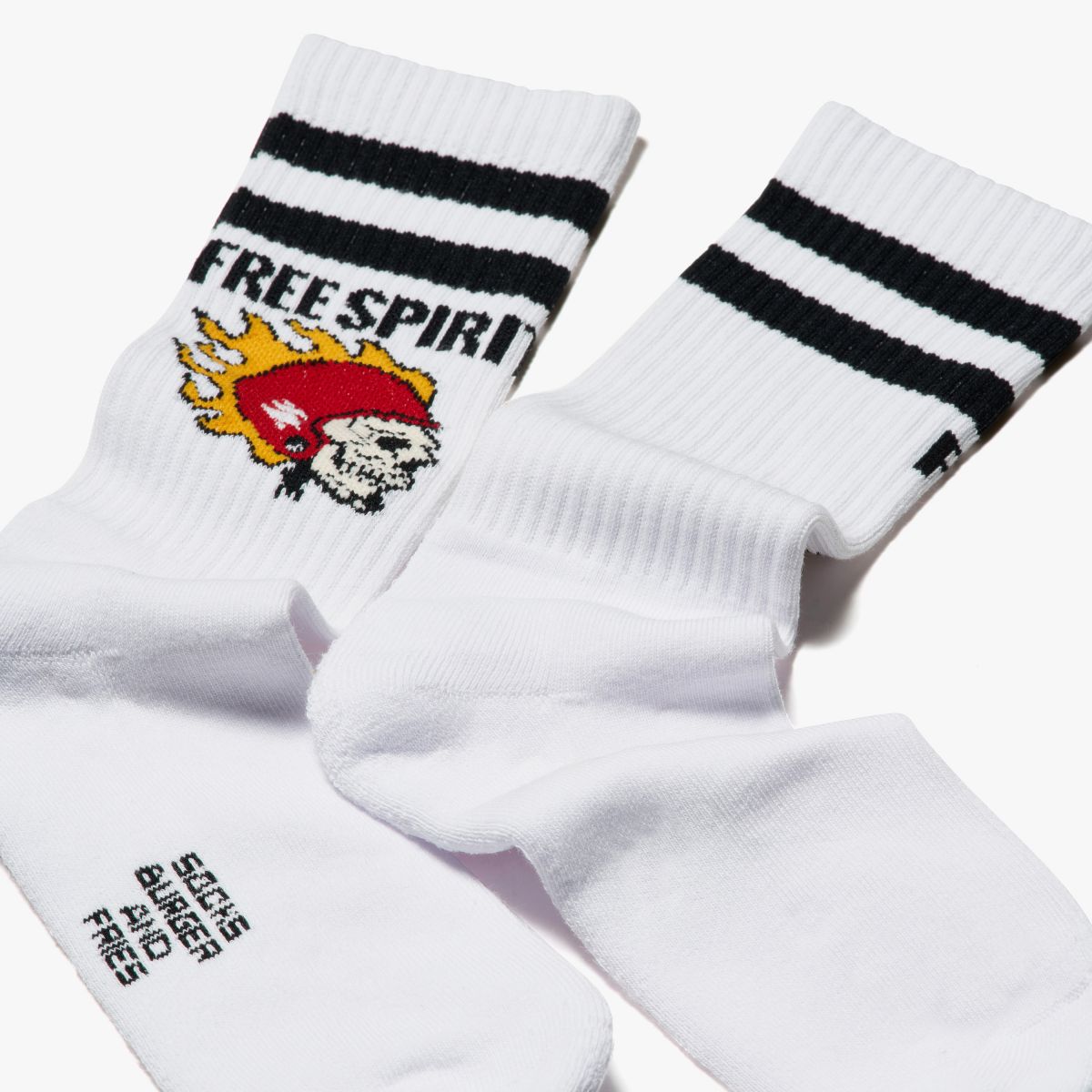 WHITE SOCKS SPORT BIANCO/GIALLO
