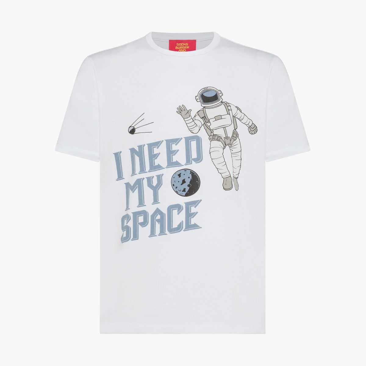 T-SHIRT MY SPACE S/S BIANCO