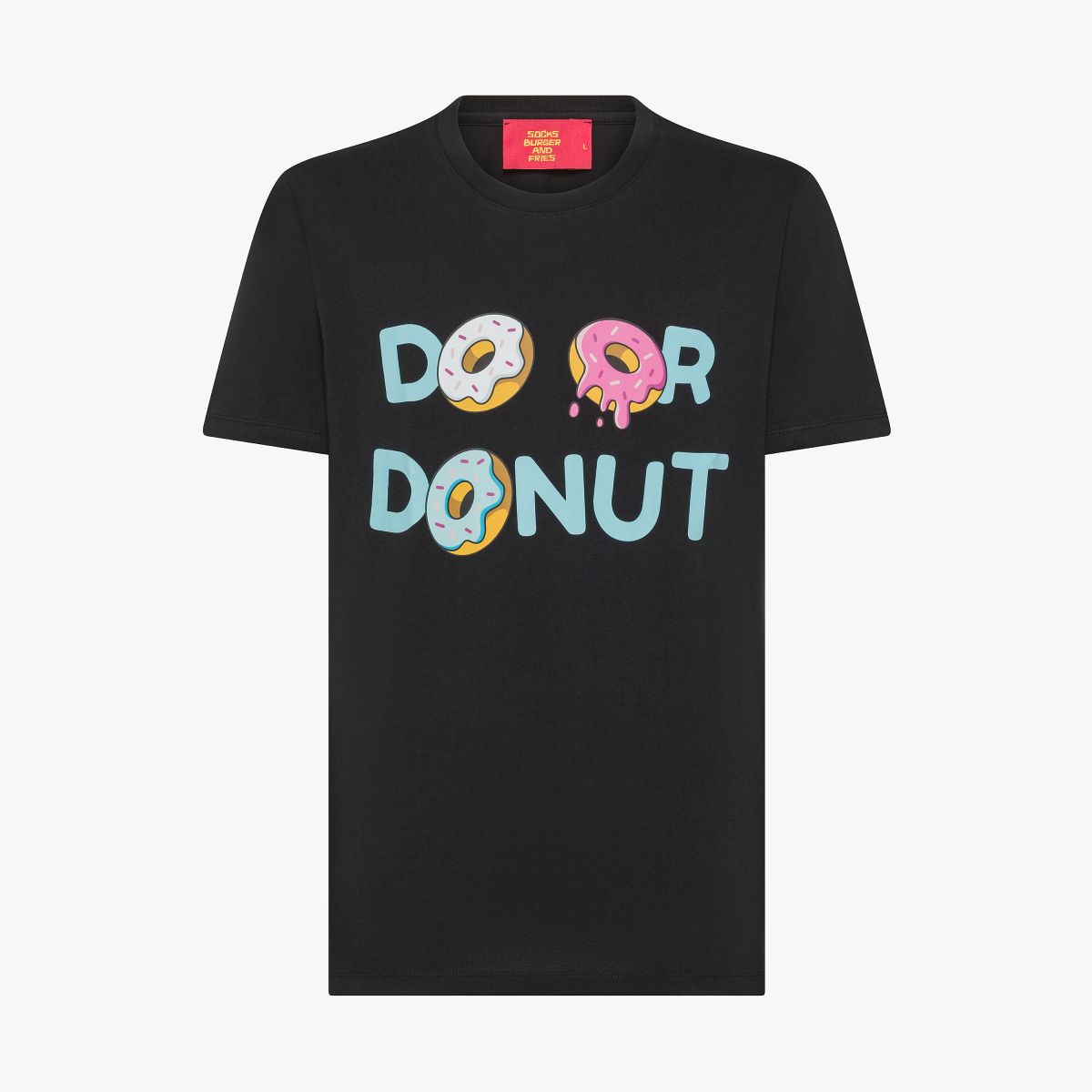 T-SHIRT S/S DO OR DONUT NERO