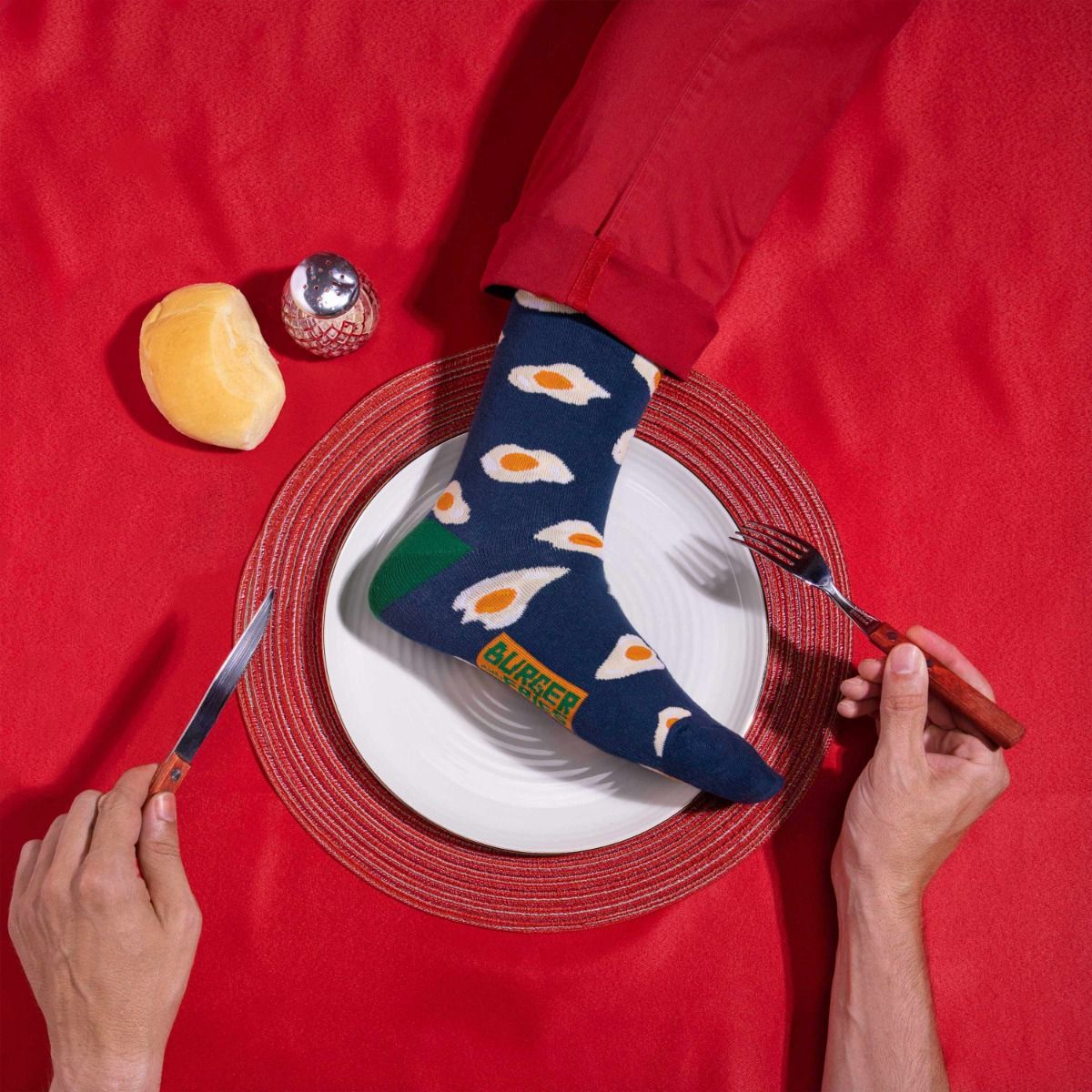 FOOD SOCKS EGG FOR ANYONE